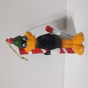 Looney Tunes' Daffy Duck Warner bros 1989 CHRISTMAS ORNAMENT